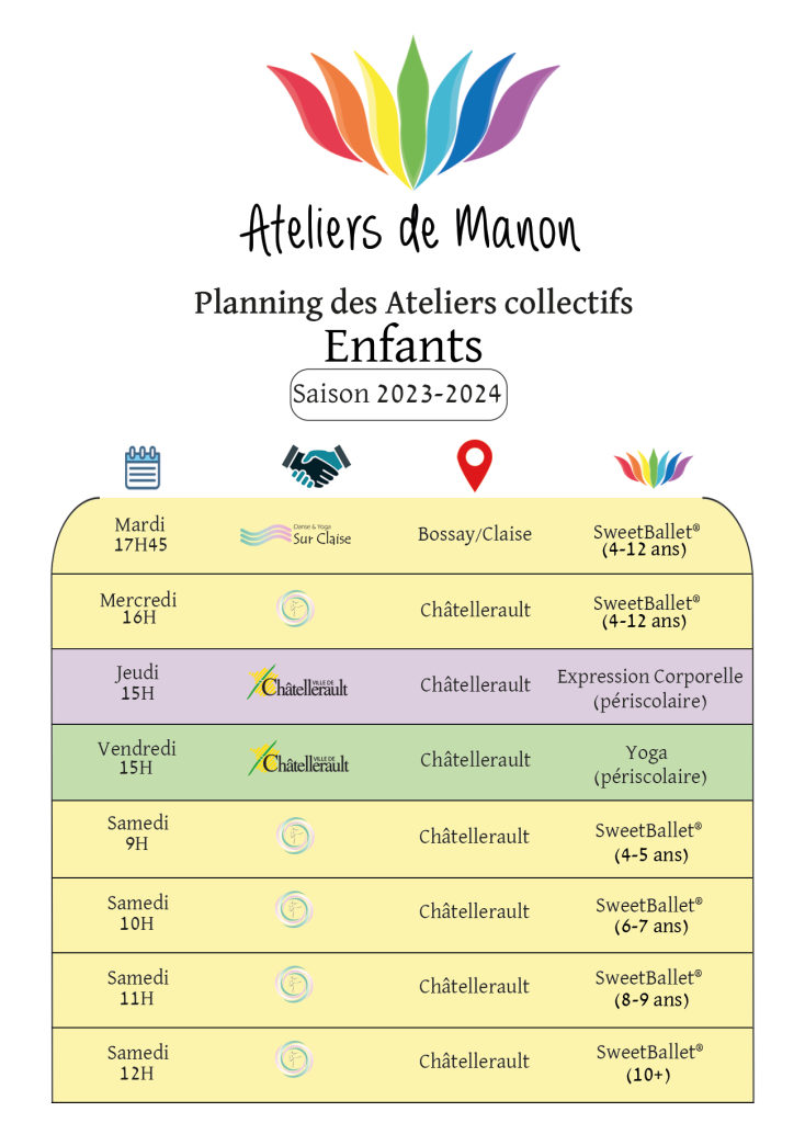 Planning Enfants 2023-2024